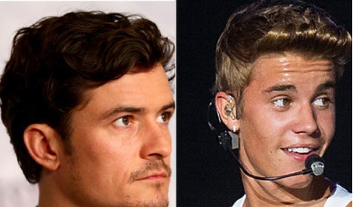 Orlando Bloom e il pugno in faccia a Justin Bieber