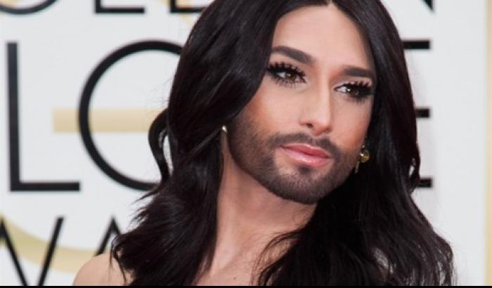 A Sanremo arriva Conchita, l'incubo di Gasparri e perbenisti‏