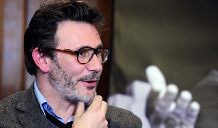 Roma, Michel Hazanavicius legge l'appello dei cineasti europei