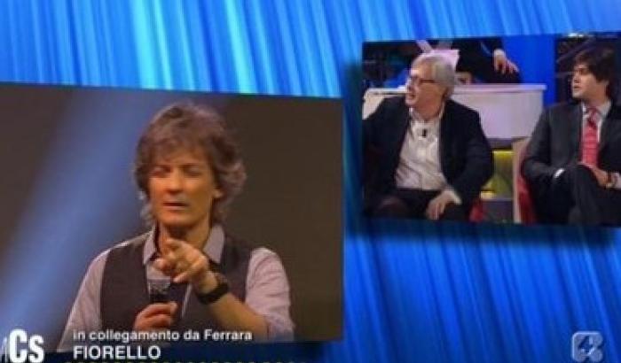 Sgarbi contro Fiorello: è un maleducato