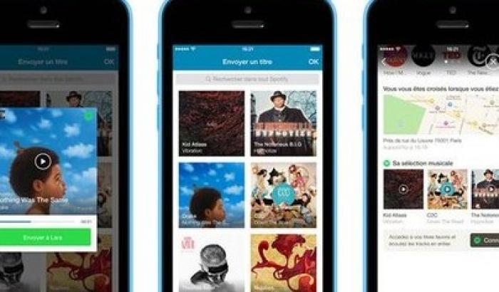 Happn e Spotify insieme per condividere la vostra musica preferita