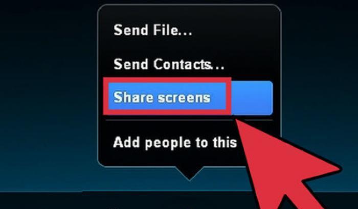 Skype: arriva il pulsante per condividere