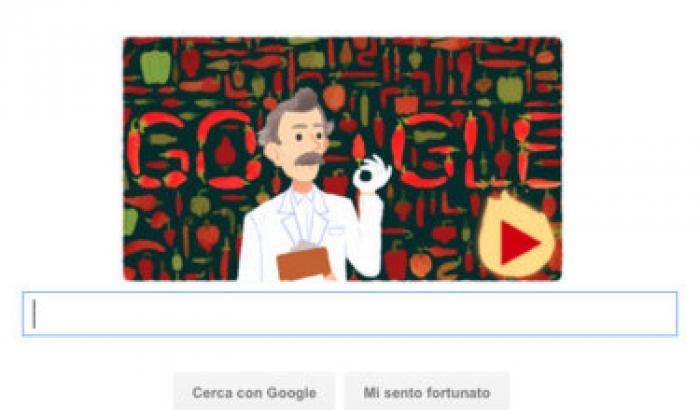 Google celebra Scoville e la scala del piccante