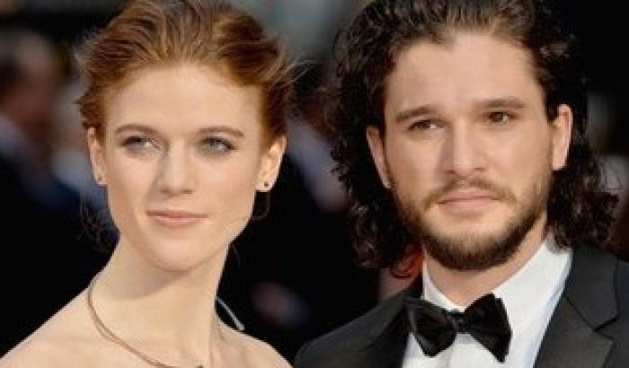 Kit Harington e Rose Leslie, coppia sul set e nella vita