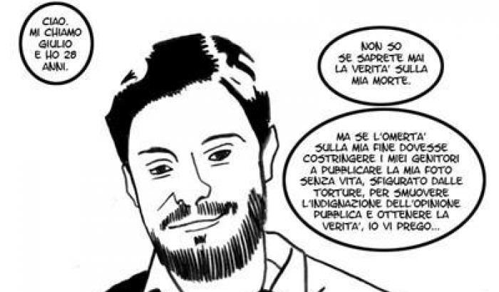 Un fumetto per ricordare Giulio Regeni