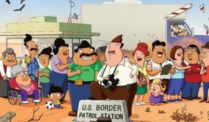 Arriva Bordertown, il cartoon che piacerebbe a Trump