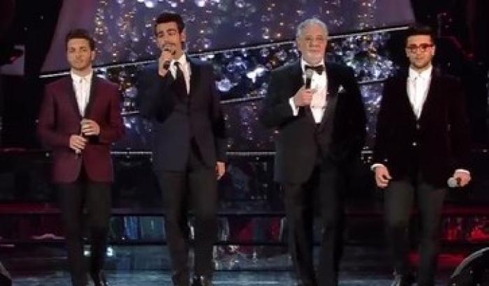 Il Volo, concerto con Placido Domingo in onore dei Tre tenori