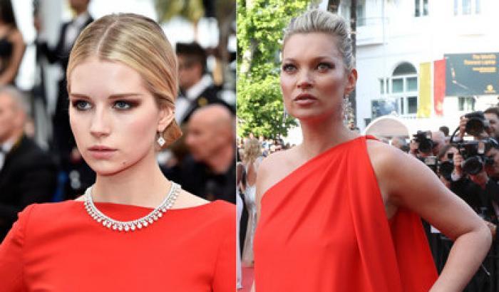 Kate e Lottie Moss, le sorelle infiammano Cannes