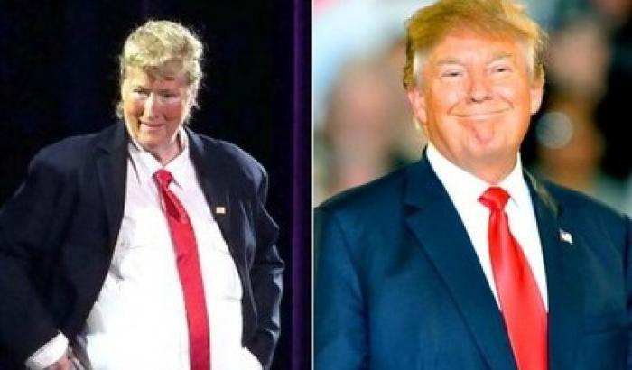 Applausi per Meryl Streep in versione Donald Trump