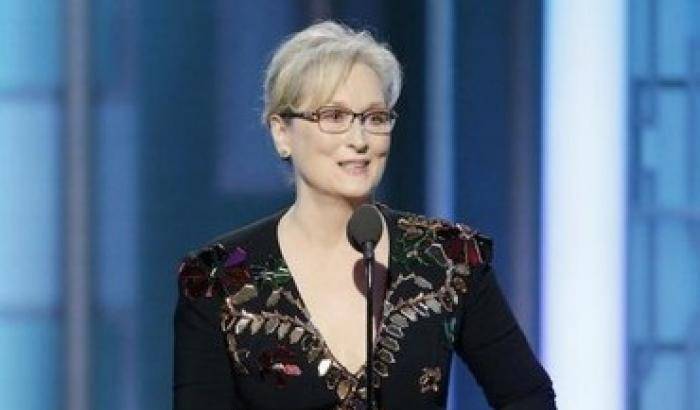 Lo strepitoso discorso di Meryl Streep: attacca Trump e ricorda Carrie Fisher