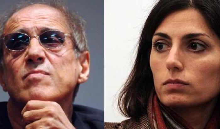 Celentano dalla parte della Raggi: "Temono che faccia un miracolo a Roma"