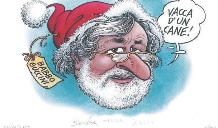 Francesco Guccini fa Babbo Natale a fumetti per beneficenza