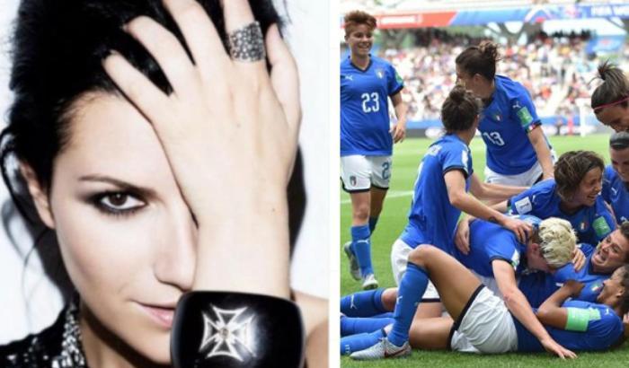 Laura Pausini: "Mi sento vicina alle azzurre, anche io ho lottato contro i pregiudizi maschilisti"