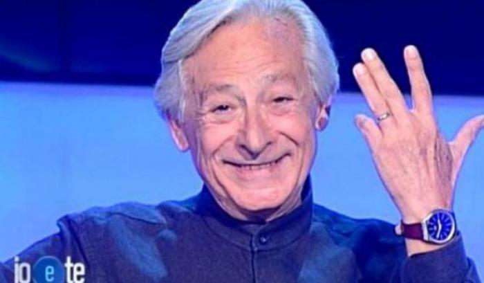 Leo Gullotta mostra la fede in diretta: "dopo trent'anni di vita insieme ho sposato il mio compagno"