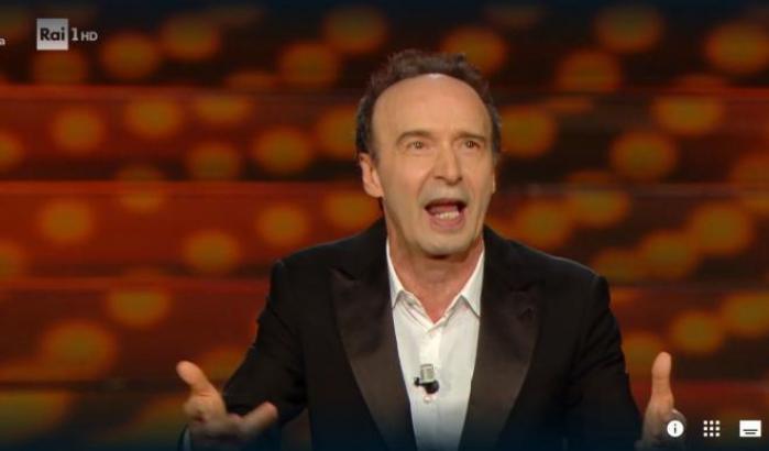 Benigni: “Sanremo può reggere il Cantico” (d'amore erotico etero e gay)