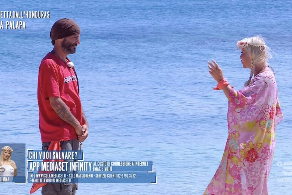 Isola dei Famosi, la lite di Nicolas Vaporidis e Ilona Staller