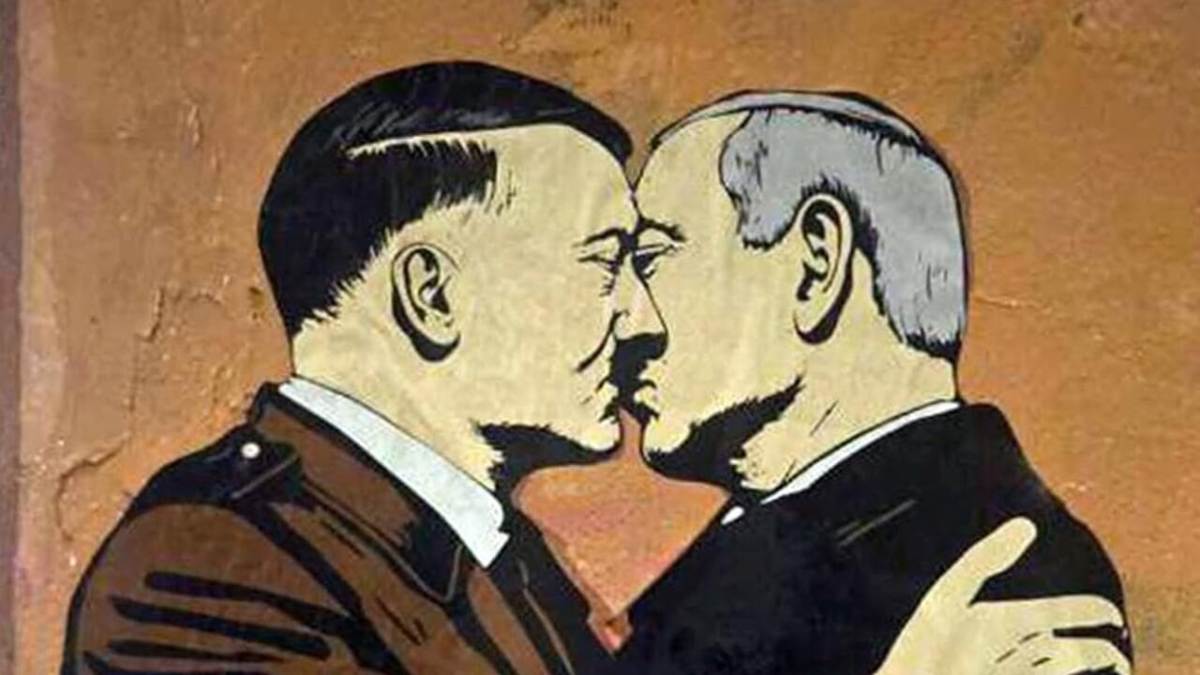 L'urlo di Laika: un bacio scioccante per denunciare il genocidio a Gaza