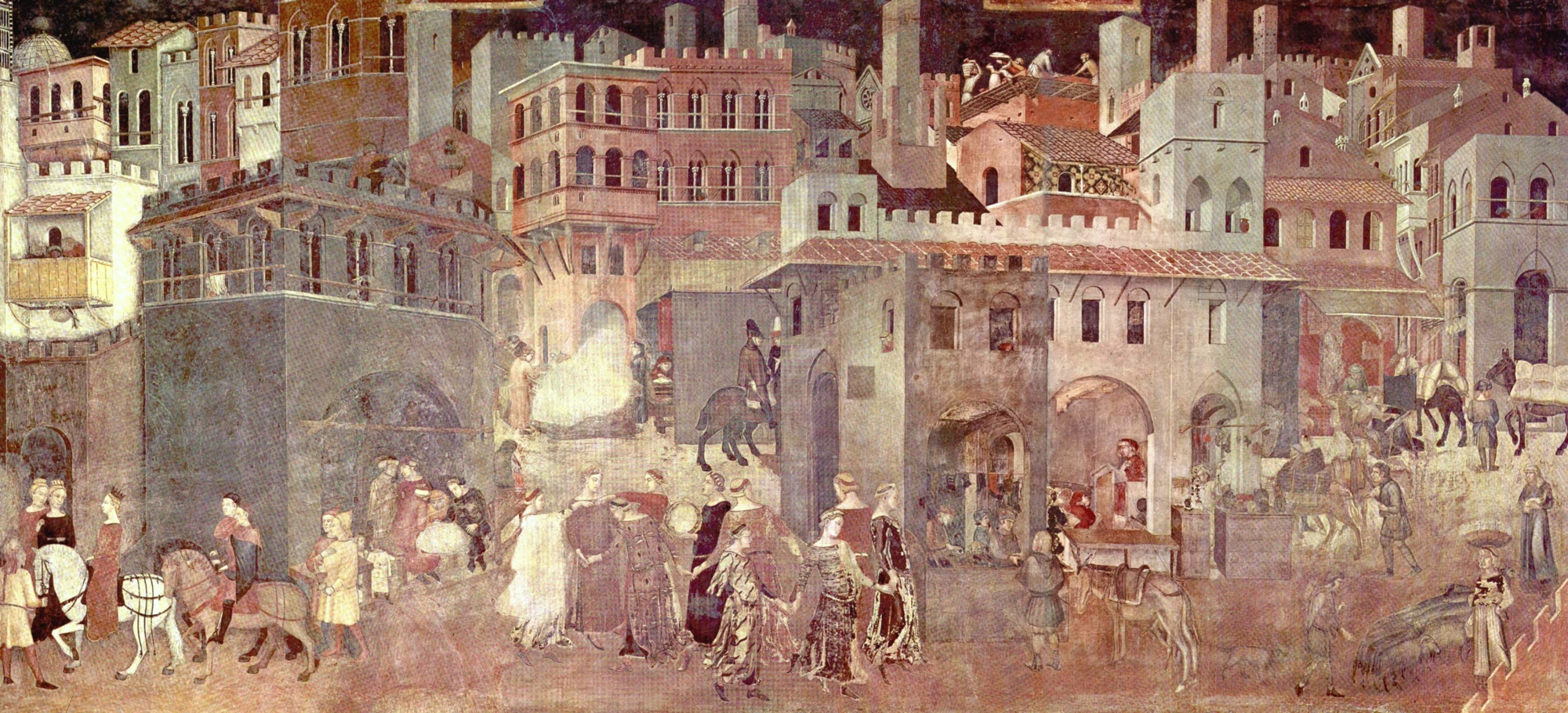 Buon governo di Ambrogio Lorenzetti: dopo tre anni siamo punto e a capo