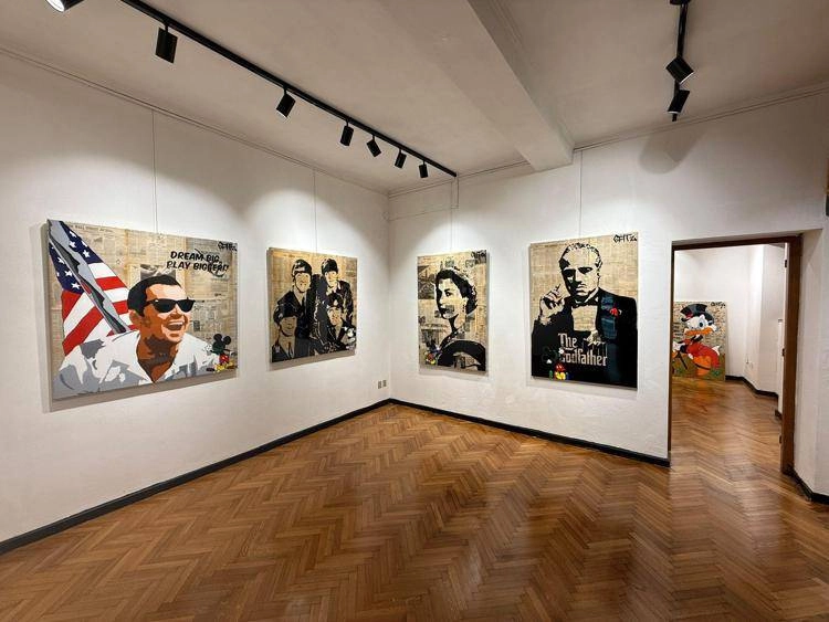 A Roma contro la distrazione di massa le opere di Edward Spitz
