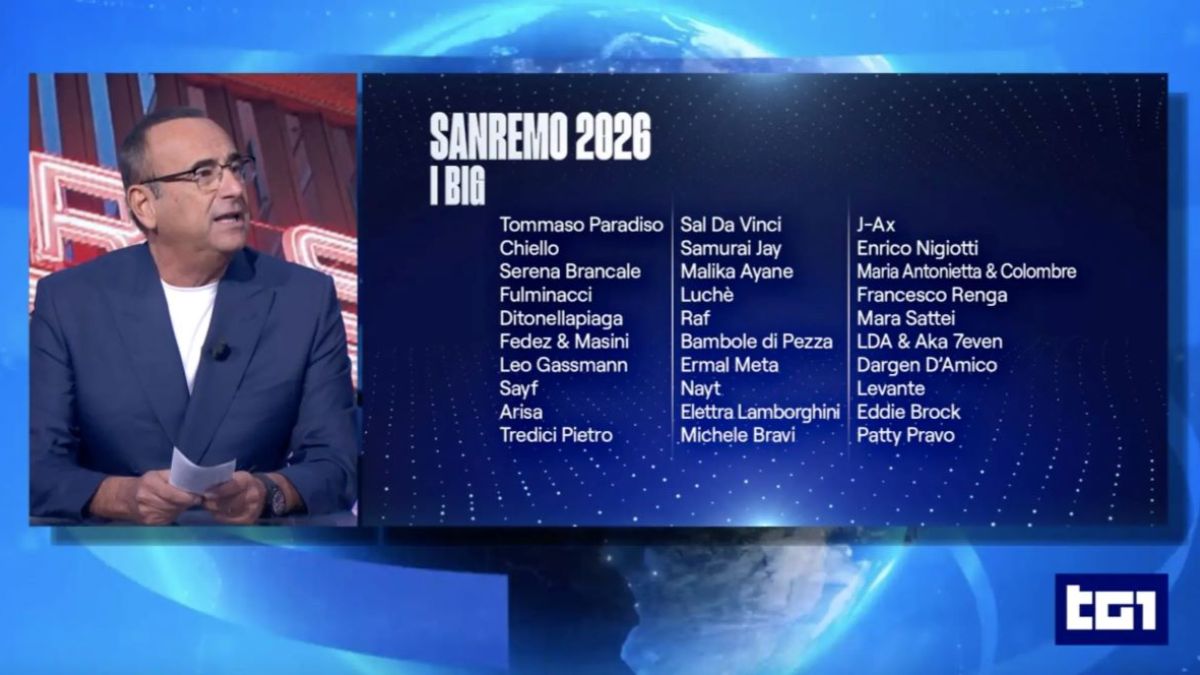 Sanremo 2026: ecco chi ci sarà, tra esordi e ritorni