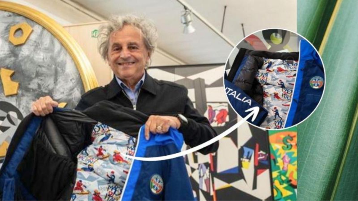 I capi iconici di Ugo Nespolo vestono la solidarietà sulle piste da sci