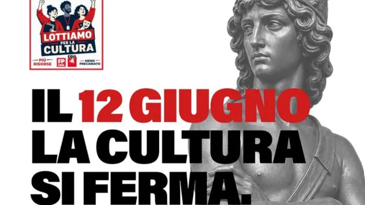 Sciopero nazionale della cultura, mobilitazioni in tutta Italia il 12 giugno